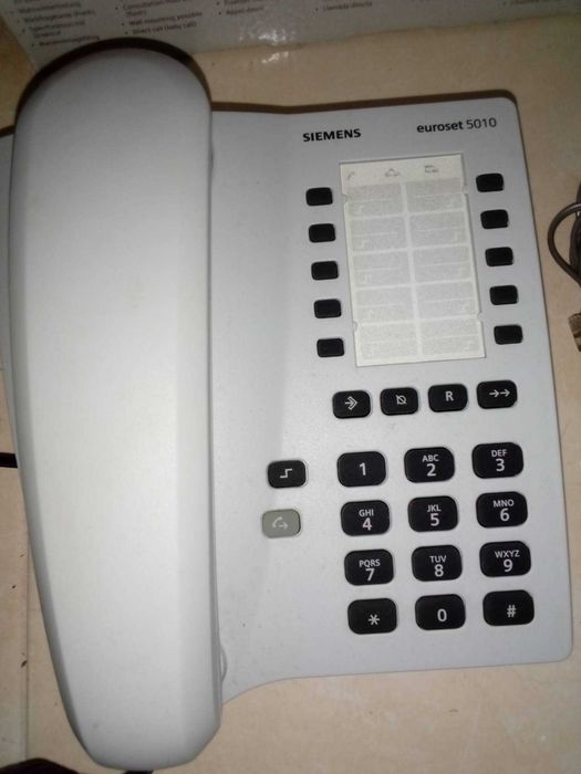 telefone com fios siemens euroset 5010 novo