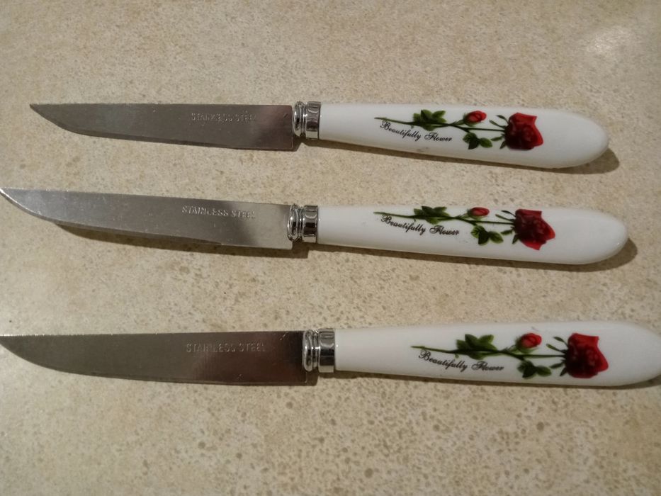 Zestaw nożyków z PRL-u