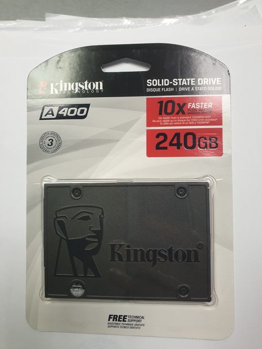 SSD 240GB Kingston SSDNow A400 2.5" SATAIII TLC (SA400S37/240G)