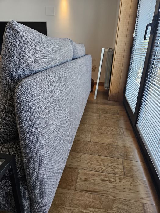 Sofá Ikea (SODERHAMN) 195cm cinzento/preto