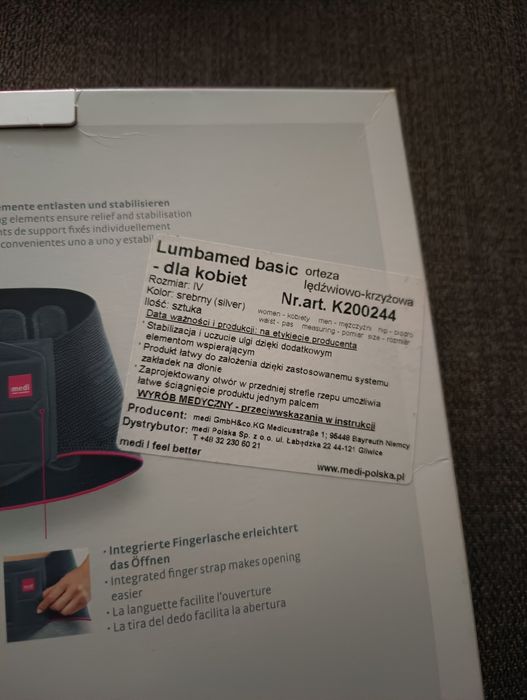 Lumbamed Basic orteza lędzwiowo krzyżowa