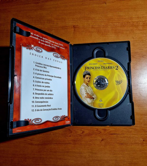 DIÁRIO DA PRINCESA 2 Noivado Real (Anne Hathaway/Julie Andrews) DISNEY