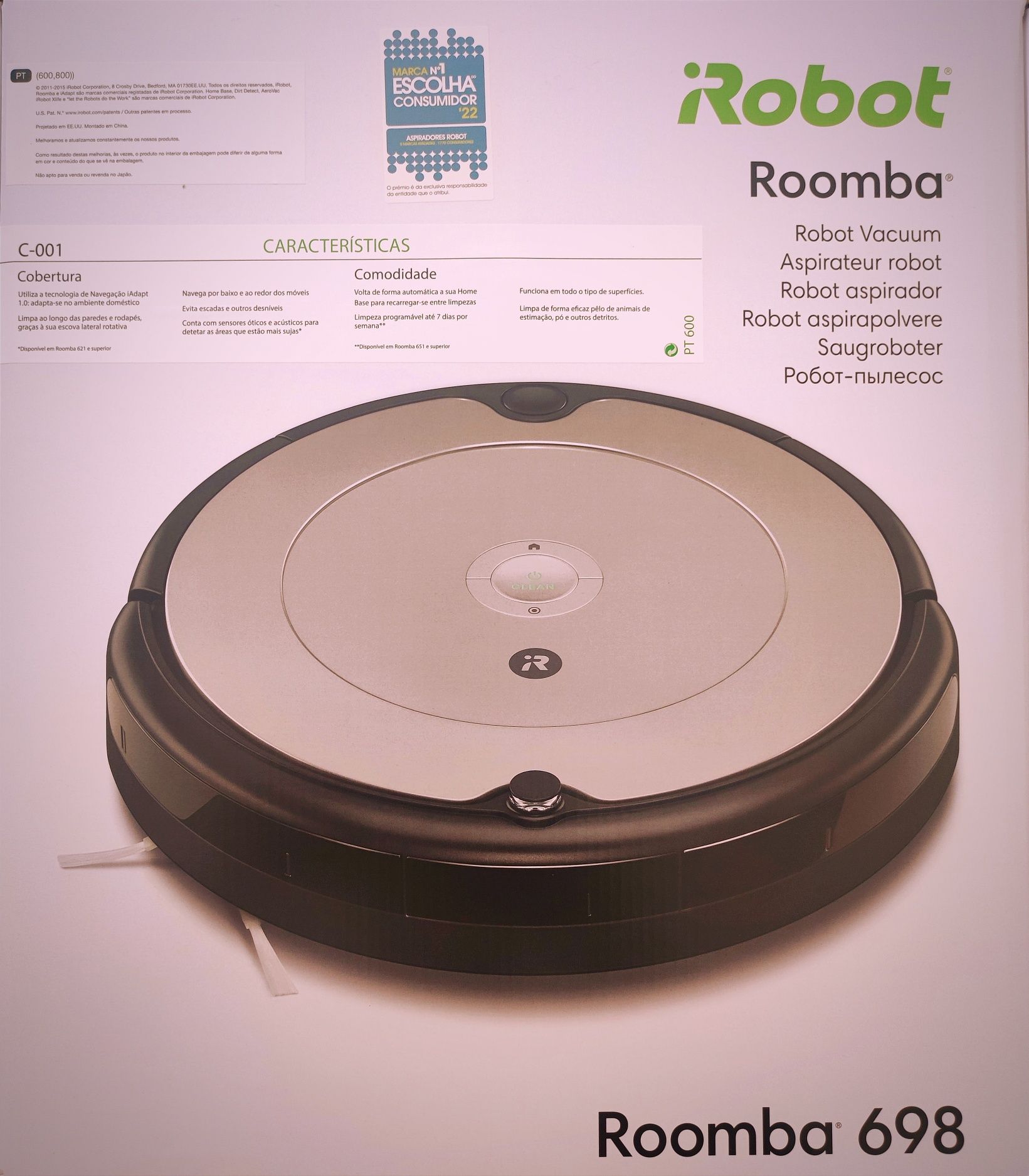 Aspirador Irobot Roomba 698 Wi fi Olhao OLX.pt