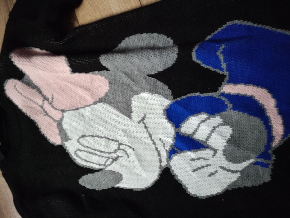 Długi damski sweter z miki L