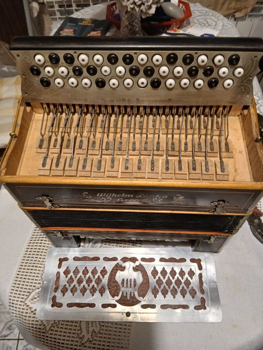 Akordeon guzikowy  Wilhelm Lanka Gera. R