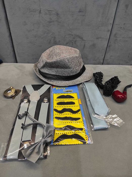 Przebranie dla chłopca LUFFIS Męski kapelusz z Aama z lat 20 XX w