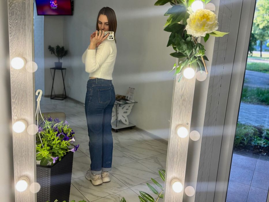 Джинси сині прямі