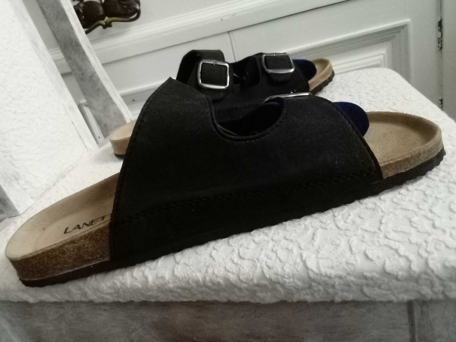 prawie NOWE Lanetti sandały męskie 46 buty letnie klapki