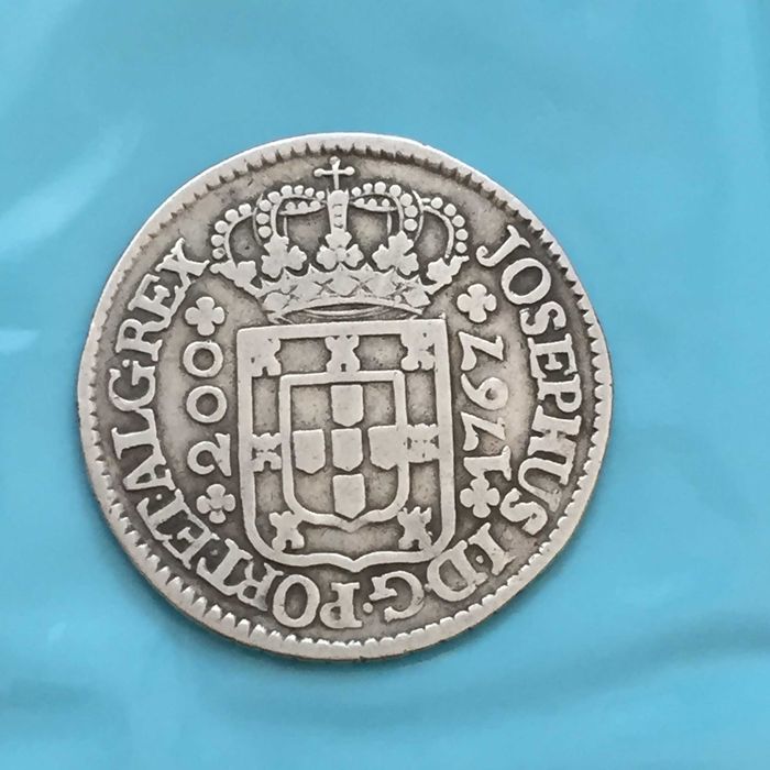 12 Vinténs ( 240 réis ) 1767 Dom José I, prata