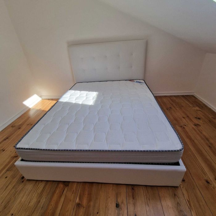 Camas de Casal Estofadas de Luxo 199€ Disp. em Várias Cores! 190x140m!