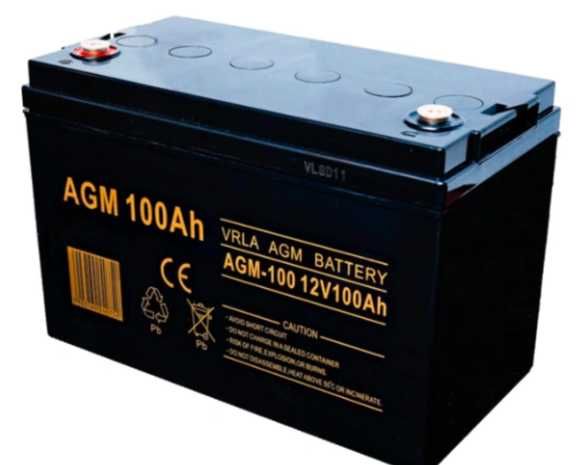 AGM акумулятор VOLT Polska 100Ah 12V VRLA для інверторів та ДБЖ Новий