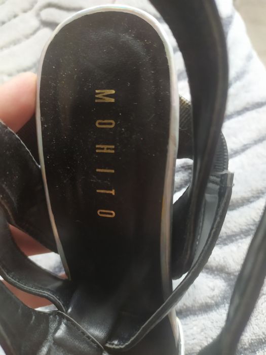 Holograficzne szpilki buty mohito. Rozmiar 38