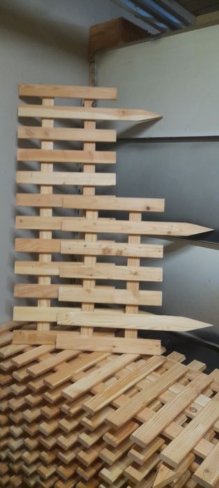 Płot, płotek, minipłotek, przęsło, drewniane