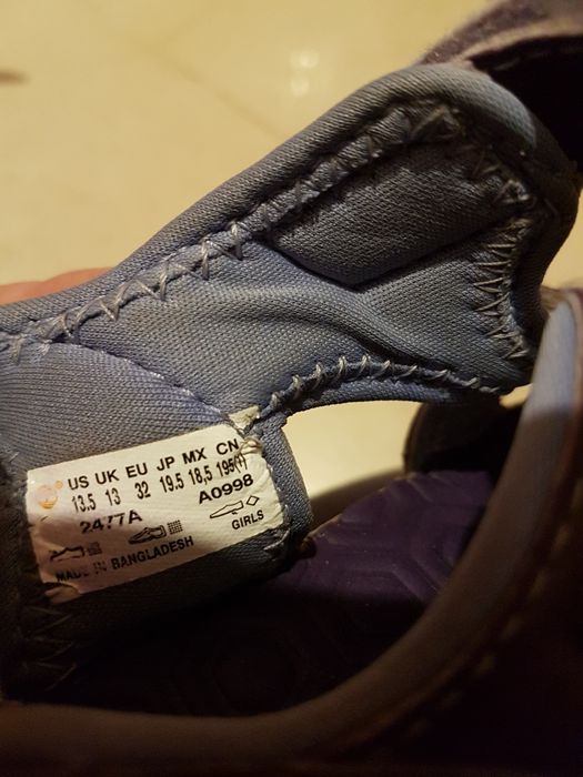 Sandały Timberland dla dziewczynki 32