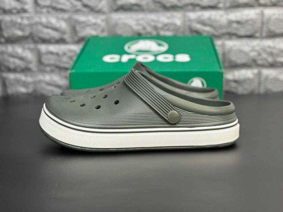 Кроксы оливковые / Crocs в коробке / тапочки Crocs мужские летние / Чоловічі Крокс Супер ціна / топ предложение лета !