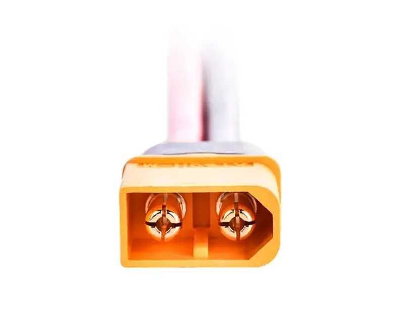 Роз'єм живлення Amass XT60H(M), з кабелем 12AWG, 0.1м