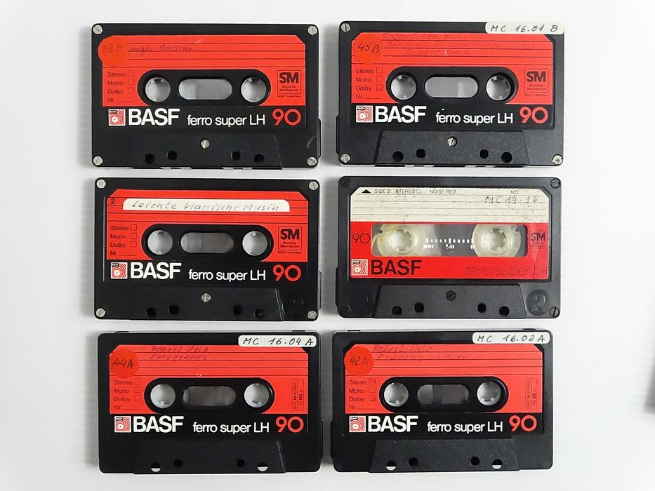 Kasety BASF Ferro Super LH 90 – Stan Kolekcjonerski (Vintage)