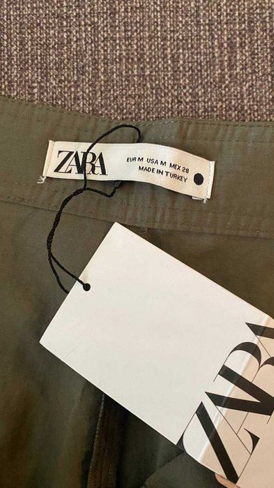 Легкие штаны ZARA хаки