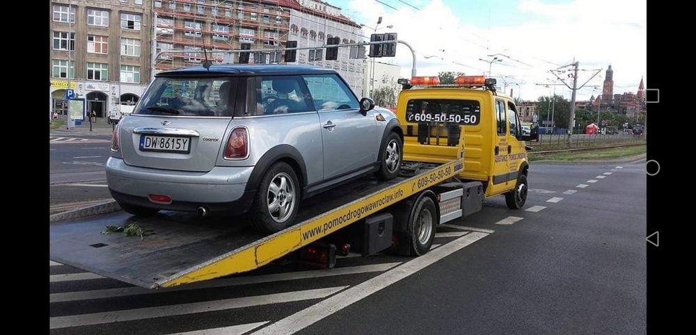 Tanio Pomoc drogowa Wrocław autolaweta laweta