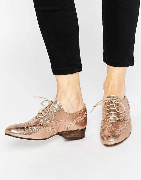 Весільні жіночі золоті туфлі-ефектні і стильні Dune London 39 рр 25 см