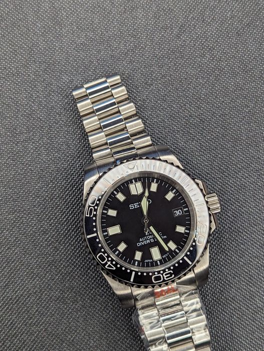 Seiko Black diver mod czarna klasyka