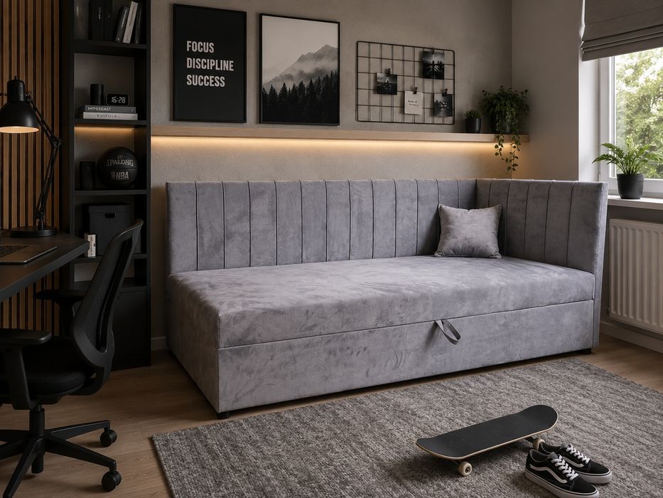 Tapczan łóżko narożne 90x200 prosto od producenta