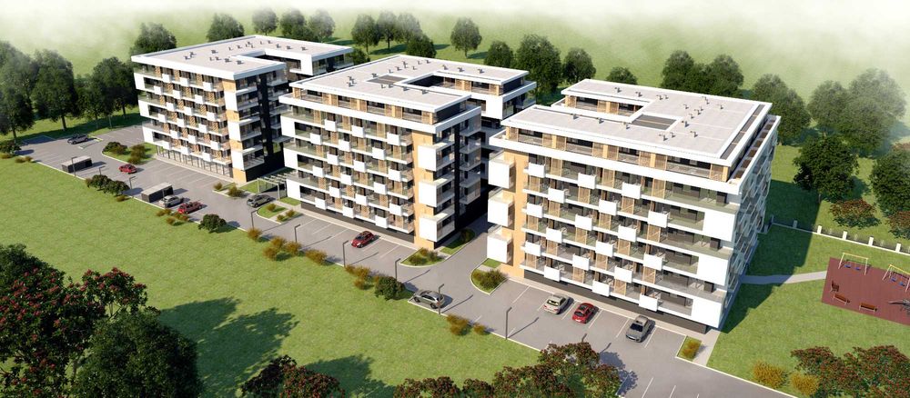 Mieszkanie 36,67 m² Dobra Nocka blok C M3 stan deweloperski