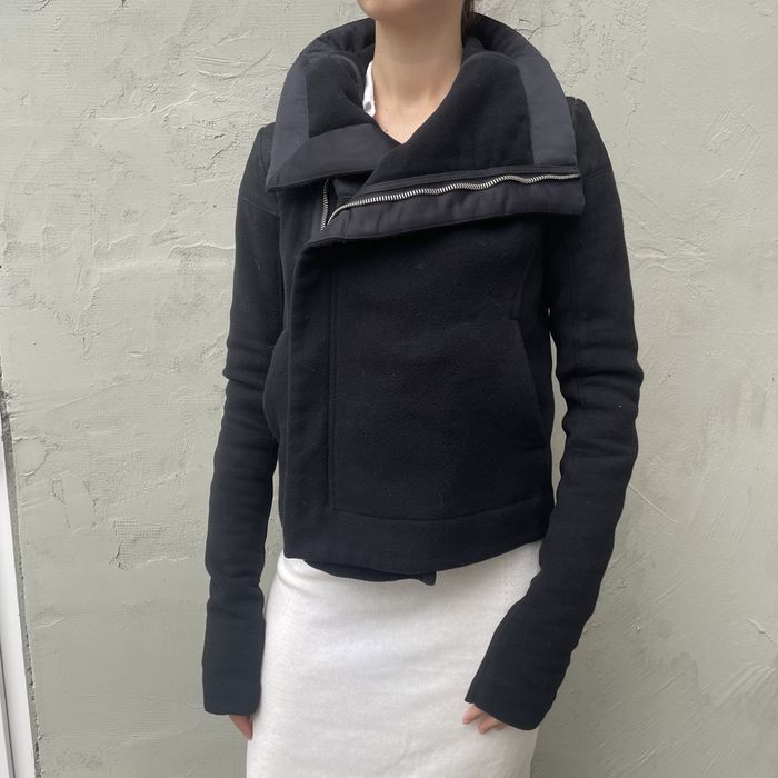 Куртка Rick Owens оригінал косуха кожа шерсть gaultier