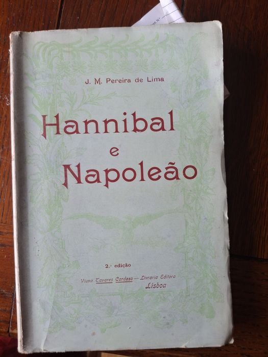 Livro Hannibal e Napoleao Pereira de Lima