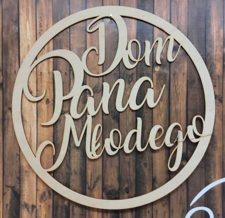 KOŁO Dom Pana Młodego 50cm ścianka ślub