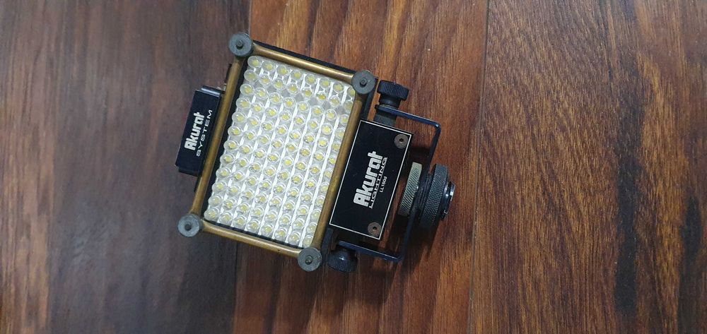 Lampa DSLR led Akurat Lighting, kamerowa, do aparatu, kamery
