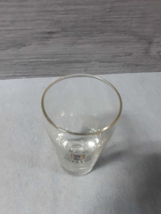 Raro Copo vidro antigo, Sociedade Central Cerveja Topázio