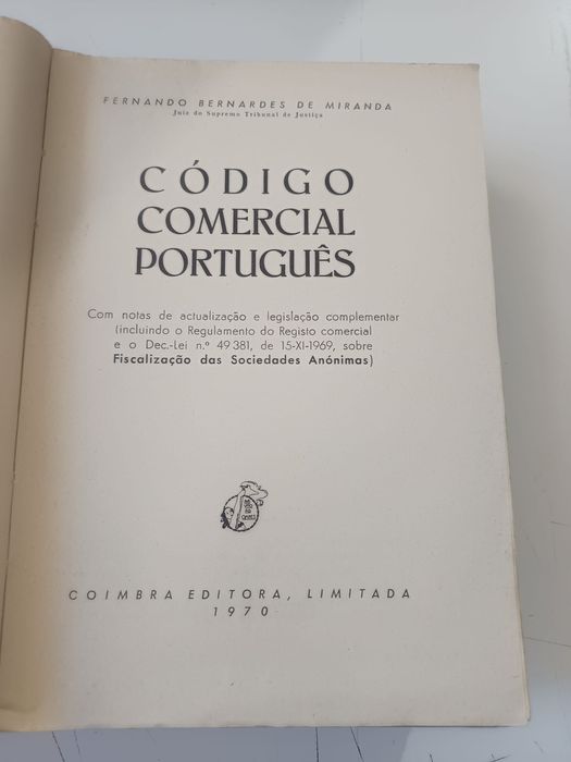 Código comercial português 1970