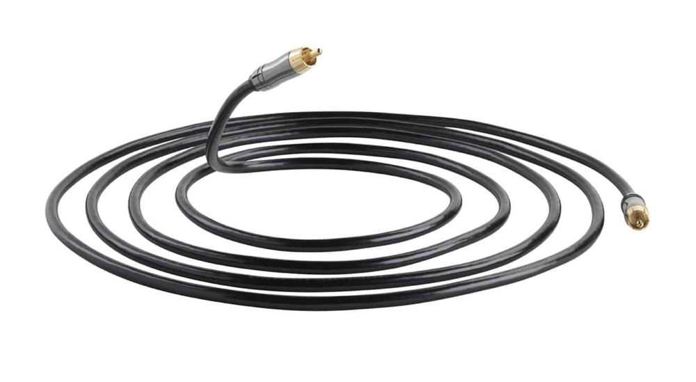 Cabo de interligação para subwoofer rca-rca QED