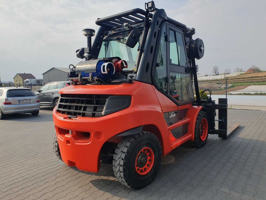 Wózek widłowy LINDE H80T Triplex LPG Chwytak Pozycjoner H70 H60 H100