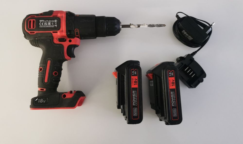 Wkrętarka akumulatorowa Black & Decker 18V Power Connect