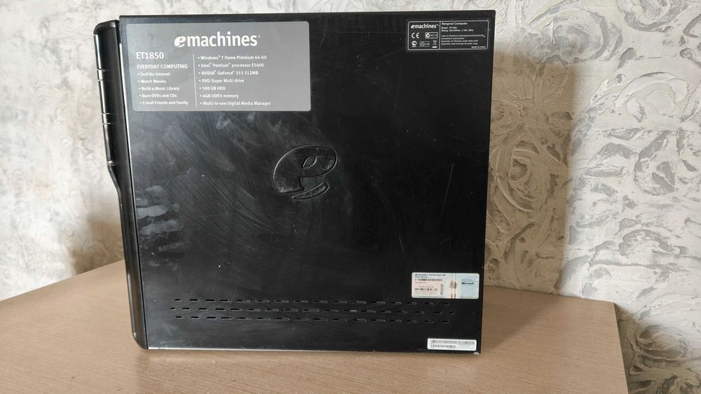 Продам Б/у системний блок в робочому стані Emachines ET1850