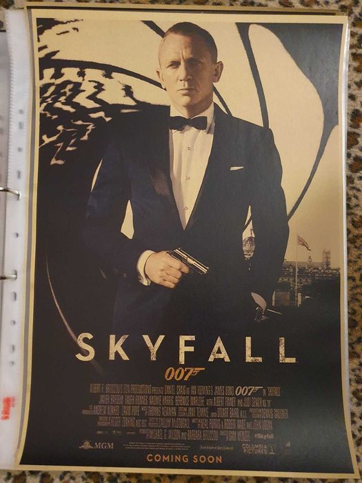 Plakat Skyfall A3 30x42 Idealny na Prezent