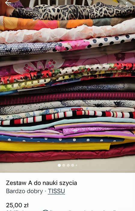 Zestawy materiałów do nauki szycia