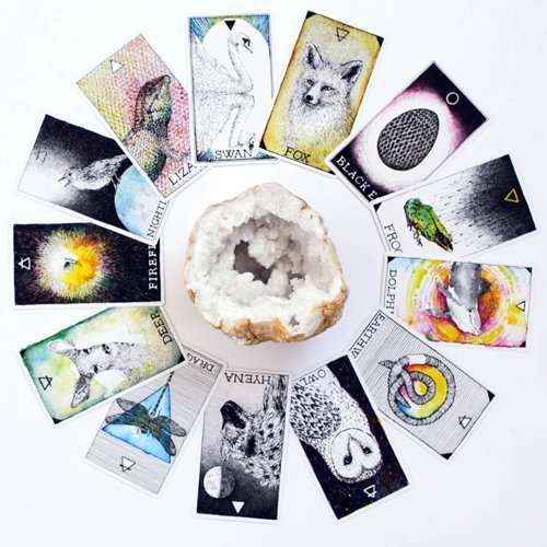 Caixa baralho tarot + guia The Wild Unknown - Kim Krans - NOVO