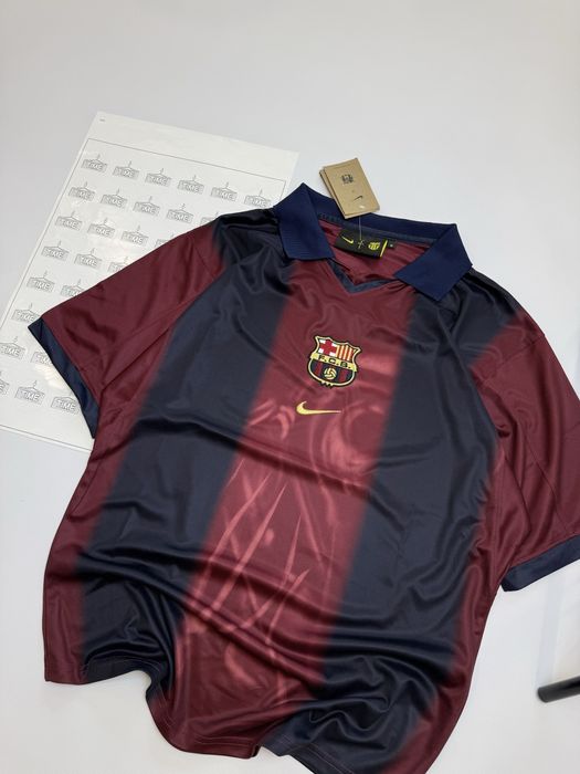Футболка поло джерсі Nike Barcelona Travis Scott Cactus Jack  / jersey t shirt polo fc barca