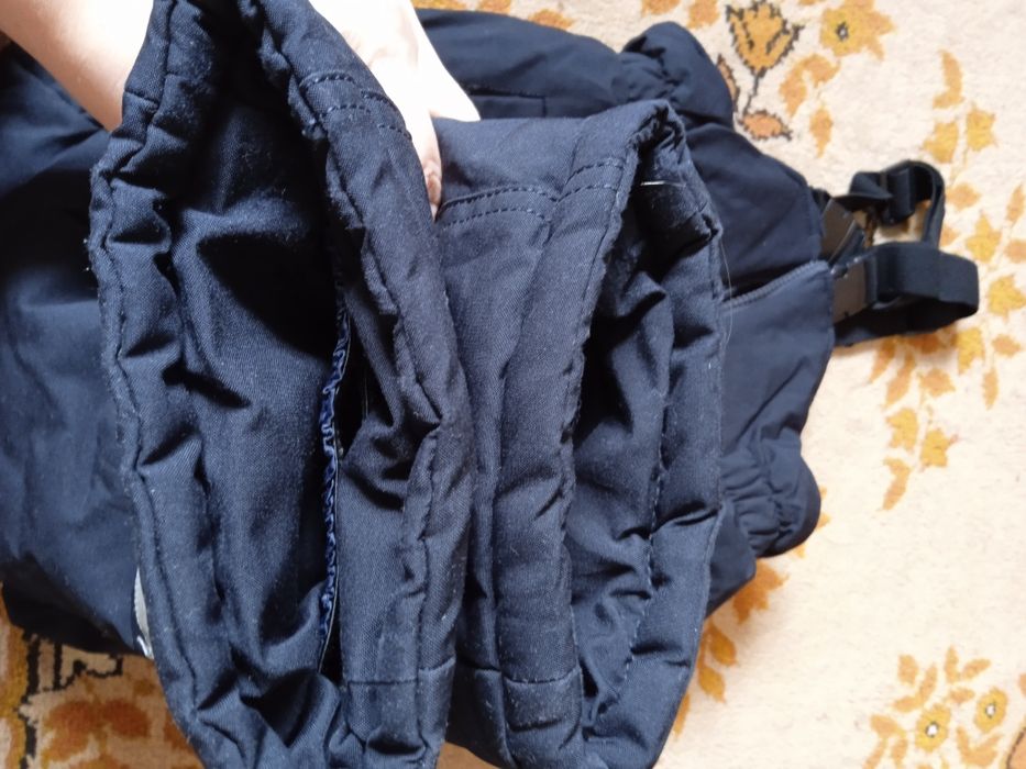 Зимний костюм комбинезон и куртка шапка рост 116