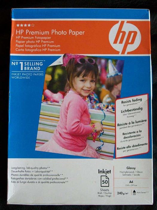Papier HP Premium Photo Paper A4, 42 kartki
