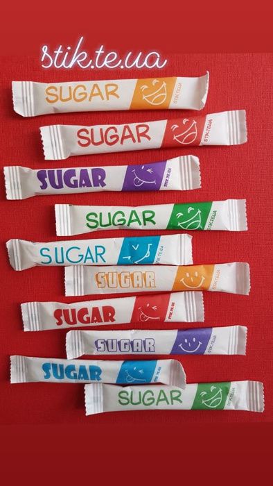 Сахар в стиках Цукор в стіках , саше , сошет стики , стік , стіки стик