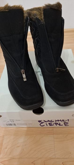Kozaki ocieplane damskie - firma Ara niemiecka