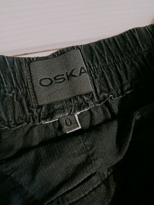 Вельветові преміальні чорні штани брюки Oska розмір 0 (Оригінал)