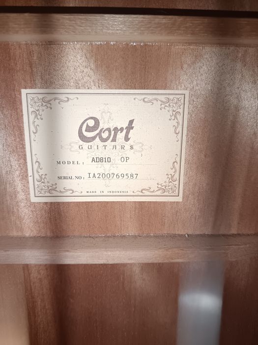 Cort AD810 OP Natural - Como Nova