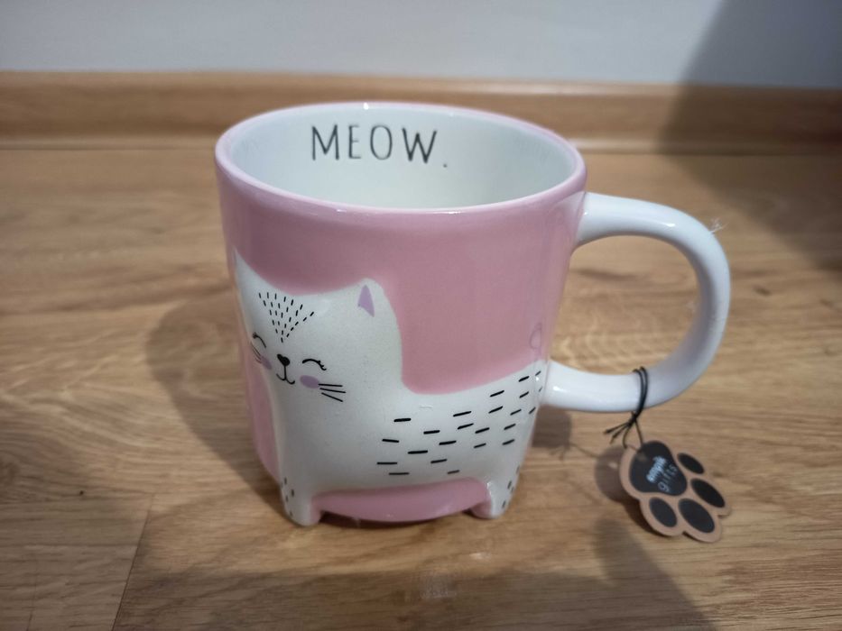 Empik Gifts Kubek stąpający Kot, 470 ml