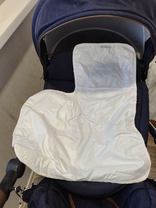 Дитячий візок 2 в 1 Baby Design Dotty New Navy — люлька + прогулянковий блок