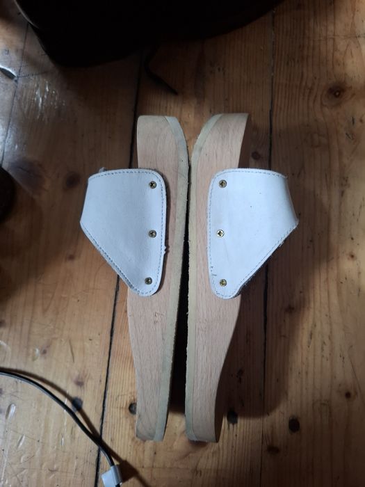 Cellulette klapki chodaki, drewniaki zdrowotne 37